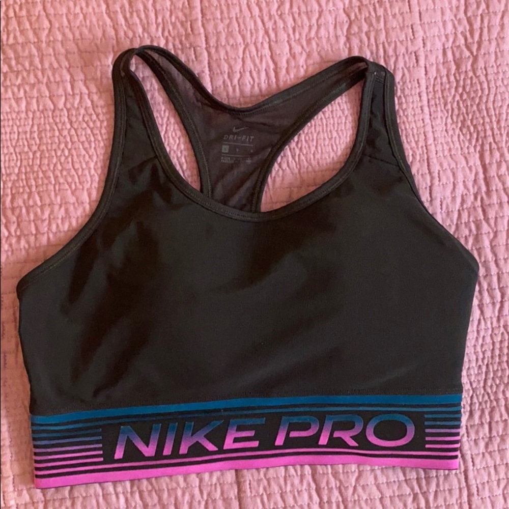 Nike Pro padded sports bra - L
